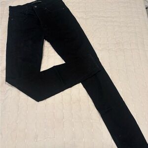 Veronica Beard black split hem “Kate” Jeans